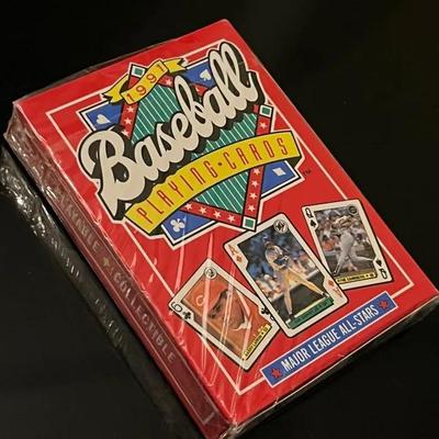1991 Major League All-Stars Baseball Playing Cards, Unopened