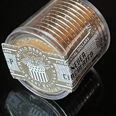 Uncirculated President James Garfield Dollar Coins (12)