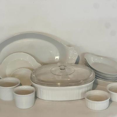 Casserole and Serving dishes Featuring Corningware, Vortex, IKEA