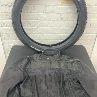 Motorcyle Jacket And Motorcycle Tire