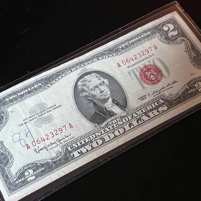Series 1963 Red Seal $2 Note