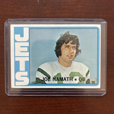 1971 Topps Football Card. Joe Namath - New York Jets. Card #100