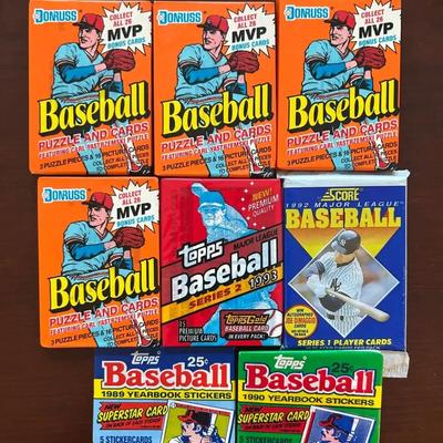 Unopened/Sealed Baseball Card Packs
