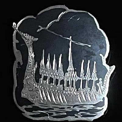 Sterling Silver Siam Pin