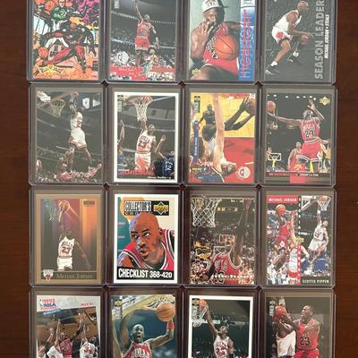 Michael Jordan Basketball Card Lot. Fanmation, and More