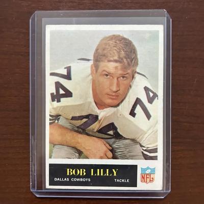 1965 Philadelphia Football Card. Bob Lilly - Dallas Cowboys. Card Number 47