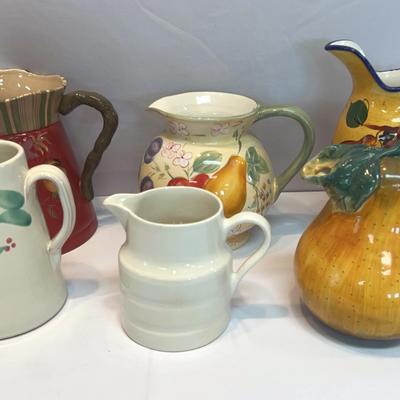 Collection Of Beautiful Serving Pitchers