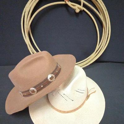 Rocha and Turner Hats With Lasso Rope