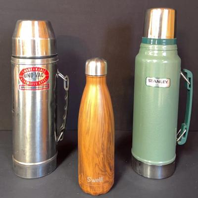 Swell Bottle, And Stanley & Uno-Vac Vacuum Thermos