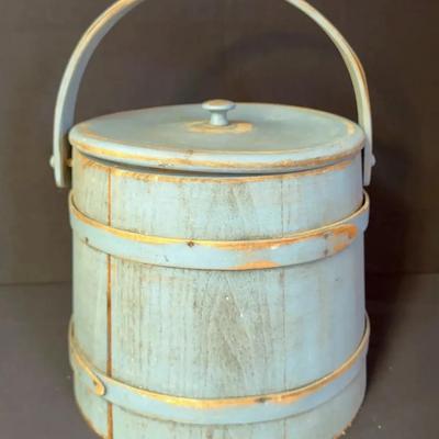Wooden Firkin Bucket 