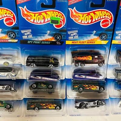 “Hot Wheels” Heat Fleet, Spy Print and Super Stunt Series