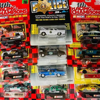 "Racing Champions" NASCAR and Police Cruisers