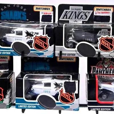 "Matchbox" Limited Edition NHL and MLB Model Cars