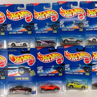 “Hot Wheels” Speed Shark, Pontiac Fierro 2M4, Lexus SC400 and More