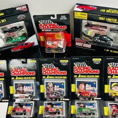"Racing Champions" and "Hot Rod" Collector Sets and Singles 