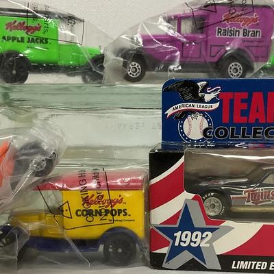 “Matchbox” Kellogg’s Trucks and MLB Car
