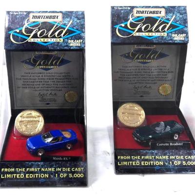 "Matchbox" Collection Mazda RX-7 and Corvette Roadster