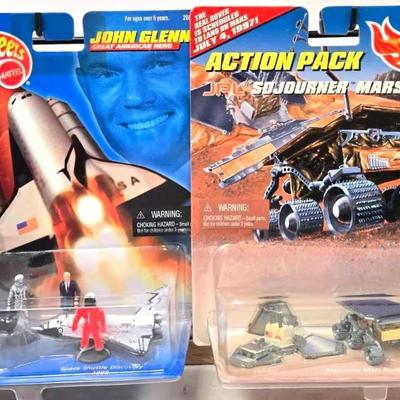 "Hot Wheels" Action Packs John Glenn and Others