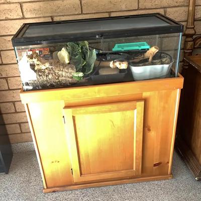Large Aquarium/Animal Tank With Stand