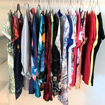 Lot Of 20 Womens Blouses / Tops Various Sizes