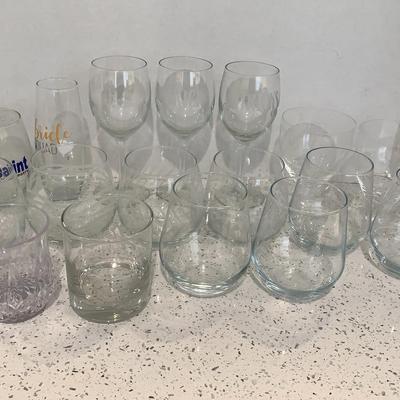 Assorted Drinking Glasses