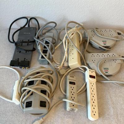Lot Of 9 Surge Protectors 
