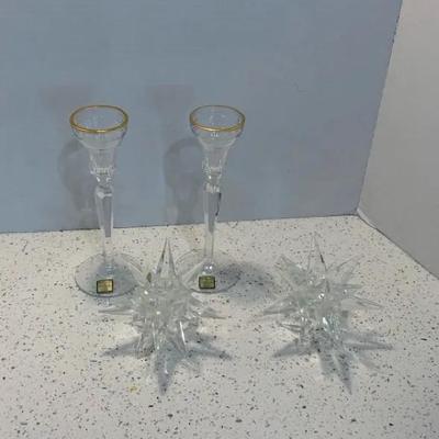 Waterford Crystal Candle Holder 