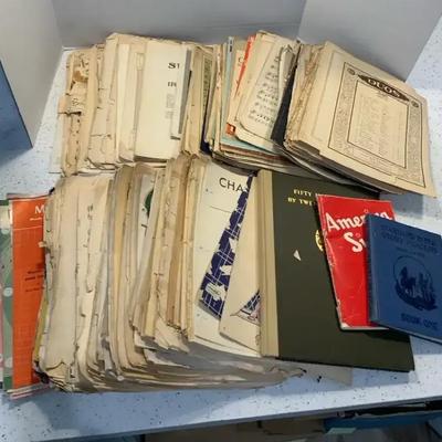 Collection Of Vintage and Antique Sheet Music 