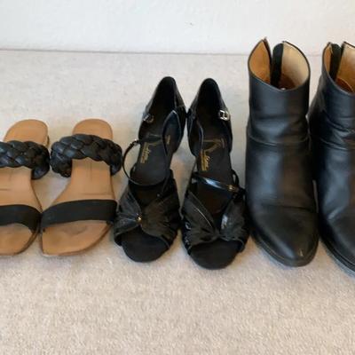 Lot Of 3 Womens Shoes Size 9.5