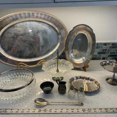 Silver Plated Serving Dishes And More