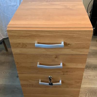 3 Drawer Rolling Filing Cabinet 