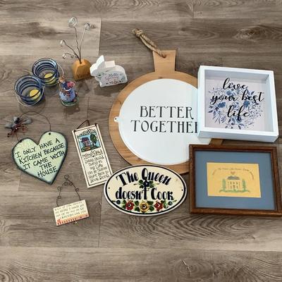 Assorted Signs And Decor