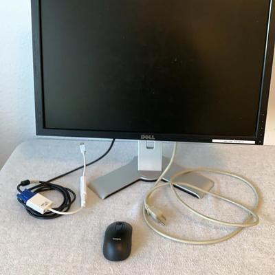 23” Dell Computer Monitor With A Targus Mouse 