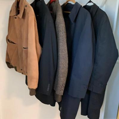 Lot Of 5 Men’s Coats 