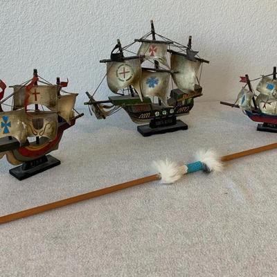 Decorative Boats And Arrow