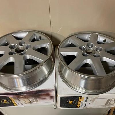 Two Used Car Rims