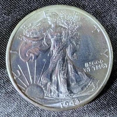 1943-D Walking Liberty Half Dollar Coin
