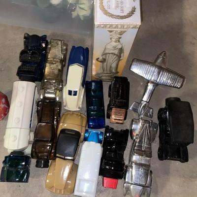 Lot Of Vintage Automobile Avon Bottles
