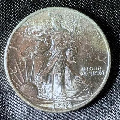 1942-P Walking Liberty Half Dollar Coin