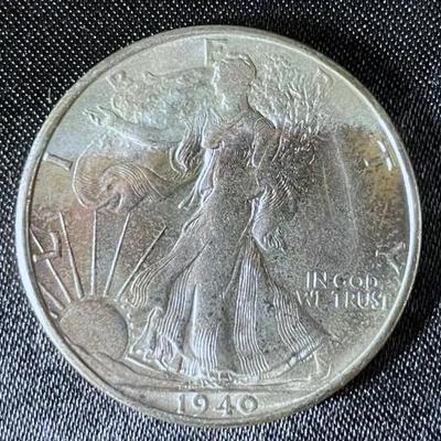 1940-S Walking Liberty Half Dollar Coin