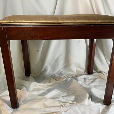 Vintage Vanity Stool Seat