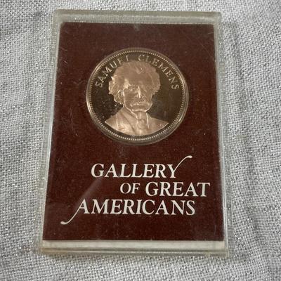 Samuel Clemens Bronze Coin
