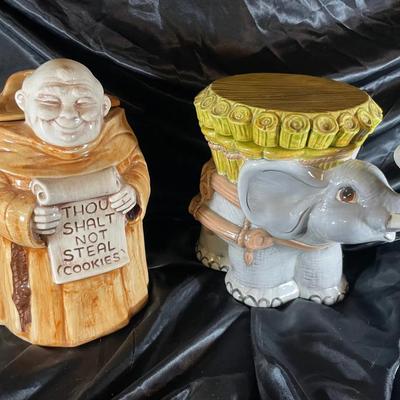 Two Vintage Cookie Jars