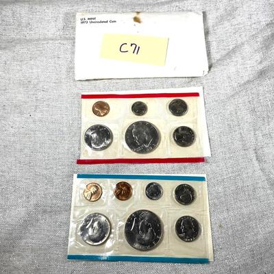 1973 Uncirculated US Coins