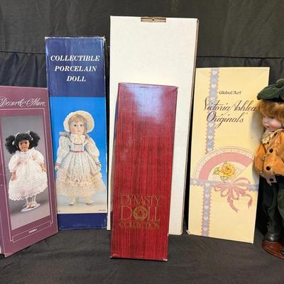 RJ300 - Dolls - Victoria Ashley, Dynasty, Porcelain, Tierra, Heirloom Treasure, Dinsmore 
