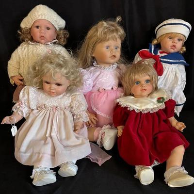 RJ536 - Vintage Vinyl, Baby Dolls, Multiple Brands.