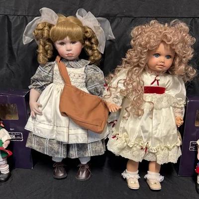 RJ523 - Vintage Dolls Mixed Group