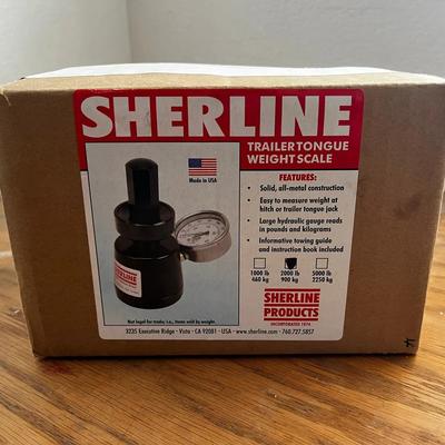 Sherline Trailer Tongue Weight Scale - BRAND NEW