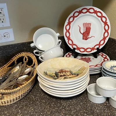 Lot Of Beautiful Italian Dishes & Williams Sonoma Items!