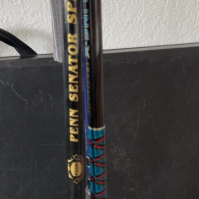 3 High Density Fishing Rods & 3 Rolls Fishing Line